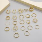 22PCS Butterfly Open Ring Set – Heart Joint Rings - Image 5