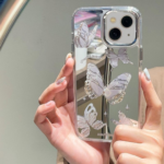 Butterfly Mirror iPhone Case – Elegant Reflective Design - Image 3
