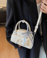 Tiancai Yifei Elegant Bowling Handbag Crossbody Tote Bag - Image 8