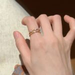 Oriental Floral Butterfly Ring Elegant Artistic Design - Image 4