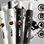 Kaba Bear Face-Changing Click Gel Pen 0.5mm Quick-Dry Black Ink