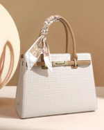 Genuine Leather Top-Handle Mom Handbag for Women - Image 11