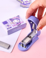 10pcs Mini Cartoon Stapler Set Portable Small Staplers - Image 3