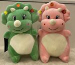 Cute Triceratops Dinosaur Plush Toy Stuffed Animal