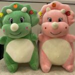 Cute Triceratops Dinosaur Plush Toy Stuffed Animal