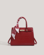 Genuine Leather Top-Handle Mom Handbag for Women - Image 7