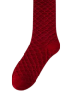 Red Lucky Mid Calf Socks Festive Matching Couple Socks - Image 4