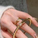 Orbit Star Zircon Ring Cosmic Design Statement Ring - Image 3