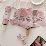 French Style Sun & Rain Umbrella - Durable Automatic Folding UV Protection - Image 5