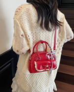 Tiancai Yifei Elegant Bowling Handbag Crossbody Tote Bag - Image 11