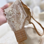 Bridal Lace Lingerie Set – French Style Wireless Bra - Image 5