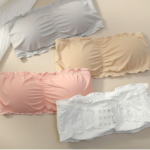 Ice Silk Strapless Seamless Bandeau Bra for Women