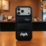 Bat Logo Shockproof Puffer Style Phone Case for iPhone - Image 4
