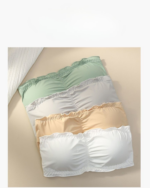 Ice Silk Strapless Seamless Bandeau Bra for Women - Image 6