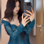 Elegant Square Neck Lace Top – Slim Fit Sexy Women’s Autumn Lace Blouse