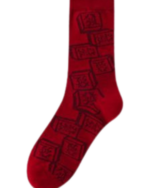 Red Lucky Mid Calf Socks Festive Matching Couple Socks - Image 6