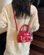 Tiancai Yifei Elegant Bowling Handbag Crossbody Tote Bag - Image 3