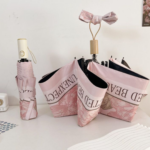 French Style Sun & Rain Umbrella - Durable Automatic Folding UV Protection - Image 6