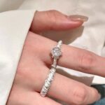 Chinese Style Brushed Open Ring – Luxury Adjustable Couple Ring - Image 7