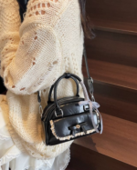 Tiancai Yifei Elegant Bowling Handbag Crossbody Tote Bag - Image 4