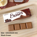 Creative Chocolate Eraser Simulation Shape Bread Biscuit Eraser Fun - Image 7