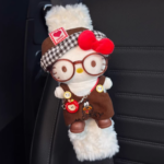 Sanrio Hello Kitty Plush Bag Charm Keychain