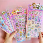 Cute Labubu Cartoon Holographic Stickers for Kids and Journaling - Image 5