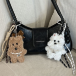 Adorable Westie Plush Keychain – Fluffy Dog Bag Pendant - Image 10