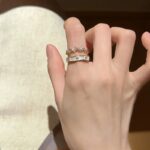 Oriental Floral Butterfly Ring Elegant Artistic Design - Image 3