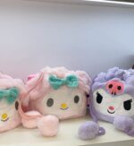 Sanrio Plush Character Crossbody Bag – Hello Kitty, My Melody, Kuromi & Care Bear - Image 2