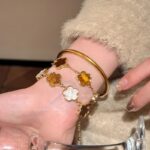 Floral Bracelet for Women – Elegant Chinese Style Adjustable Bangle - Image 6