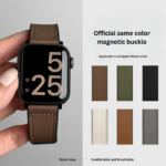 Crazy Horse Leather Magnetic Apple Watch Band – Sport Style Strap - Image 8