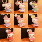 Cute Hello Kitty Car Keychain - Creative Kitty Charm - Image 9