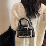 Tiancai Yifei Elegant Bowling Handbag Crossbody Tote Bag