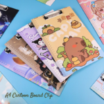 A4 Cartoon File Folder – Cute Student Clipboard & Writing Pad - Image 2