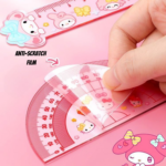 Kuromi Transparent Acrylic Ruler – Cute Straight Ruler for Students - Image 3