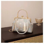 Floral Cheongsam Shoulder Bag - Image 4