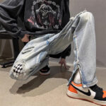 Blue Zipper Jeans - Image 6