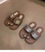 Roman Royal Toe Ring Flat Slippers for Women – Outdoor Sandals - Image 14