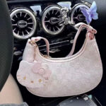 Hello Kitty Pastel Pink Charm Shoulder Bag