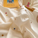 Cream Korean -style Sweet Cookies Monster bedding set - Image 3