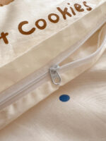 Cream Korean -style Sweet Cookies Monster bedding set - Image 5