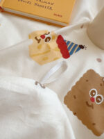 Cream Korean -style Sweet Cookies Monster bedding set - Image 6