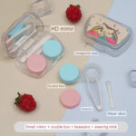 Contact lens with glasses care box storage color lens box cartoon print portable - Image 5