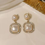 French retro pearl earrings new high-end earrings - Image 14