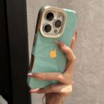 Electroplated Snow Velvet Phone Case – Soft & Stylish Protection - Image 5