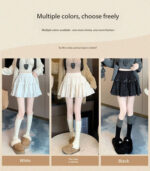 High-Waist Bow Tiered Lace Ruffle Mini Skirt - Image 12
