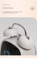 Creative Loud Metal Bell LED Alarm Clock for Heavy Sleepers - Image 11