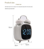Creative Loud Metal Bell LED Alarm Clock for Heavy Sleepers - Image 5