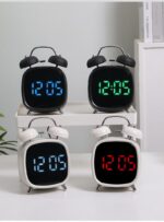 Creative Loud Metal Bell LED Alarm Clock for Heavy Sleepers - Image 2